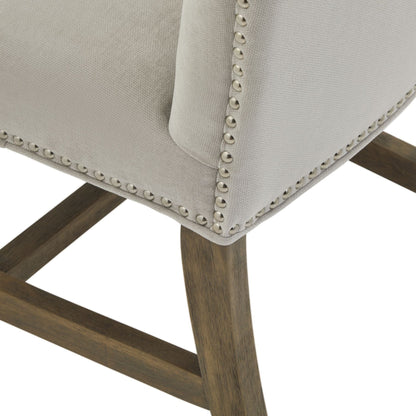 Elegant Cobham Grey Dining Chair with Luxurious Upholstery - Darlington's Décor
