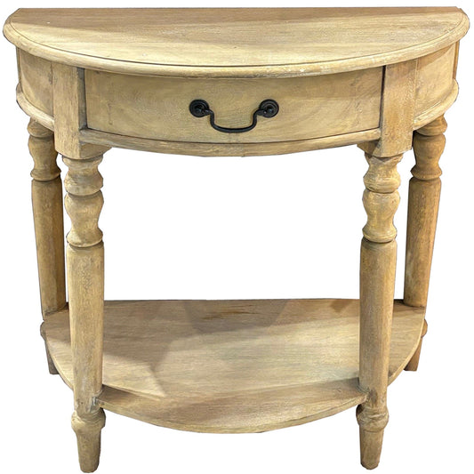 Elegant Copgrove Collection Half Moon Console for Timeless Charm - Darlington's Décor