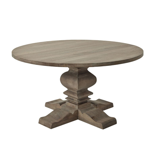 Elegant Copgrove Collection Round Pedestal Dining Table - Timeless Craftsmanship for Lasting Gatherings - Darlington's Décor