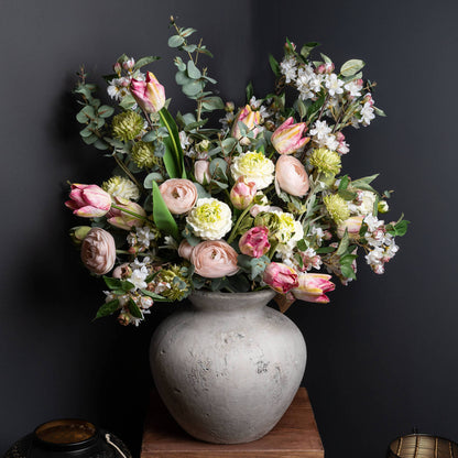 Darcy Antique White Vase: Timeless Greek Elegance - Darlington's Décor