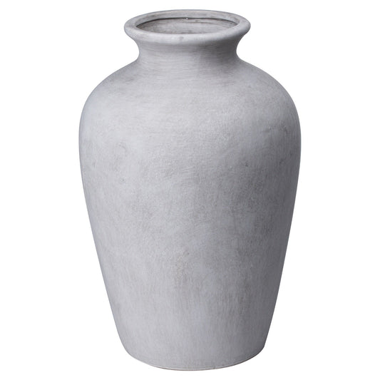 Darcy Chorus Stone Vase - Elegant Textured Accent Piece - Darlington's Décor