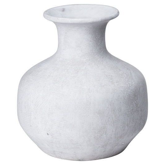 Darcy Squat Stone Vase - Elegant Nature - Inspired Decor - Darlington's Décor
