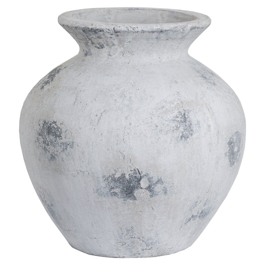 Downton Large Antique White Vase for Elegant Décor - Darlington's Décor