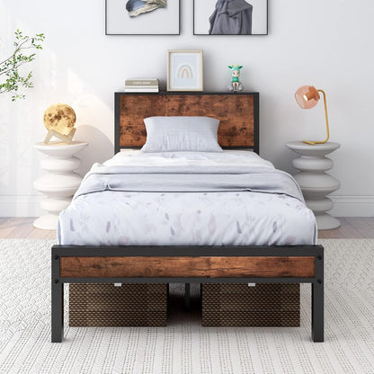 DUMEE King Size Bed Frame with Storage and Support - Darlington's Décor