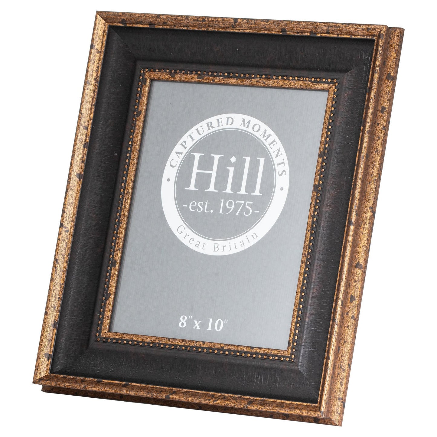 Elegant Black And Antique Gold Beaded 8X10 Photo Frame - Darlington's Décor