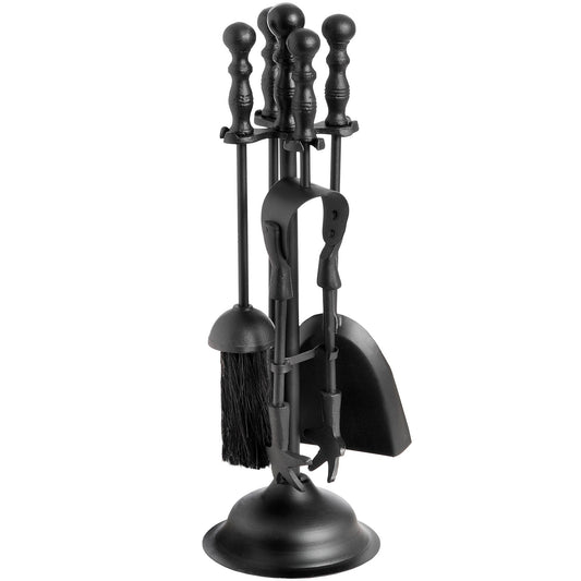 Elegant Black Duchess Top Companion Set for Fireplaces - Darlington's Décor