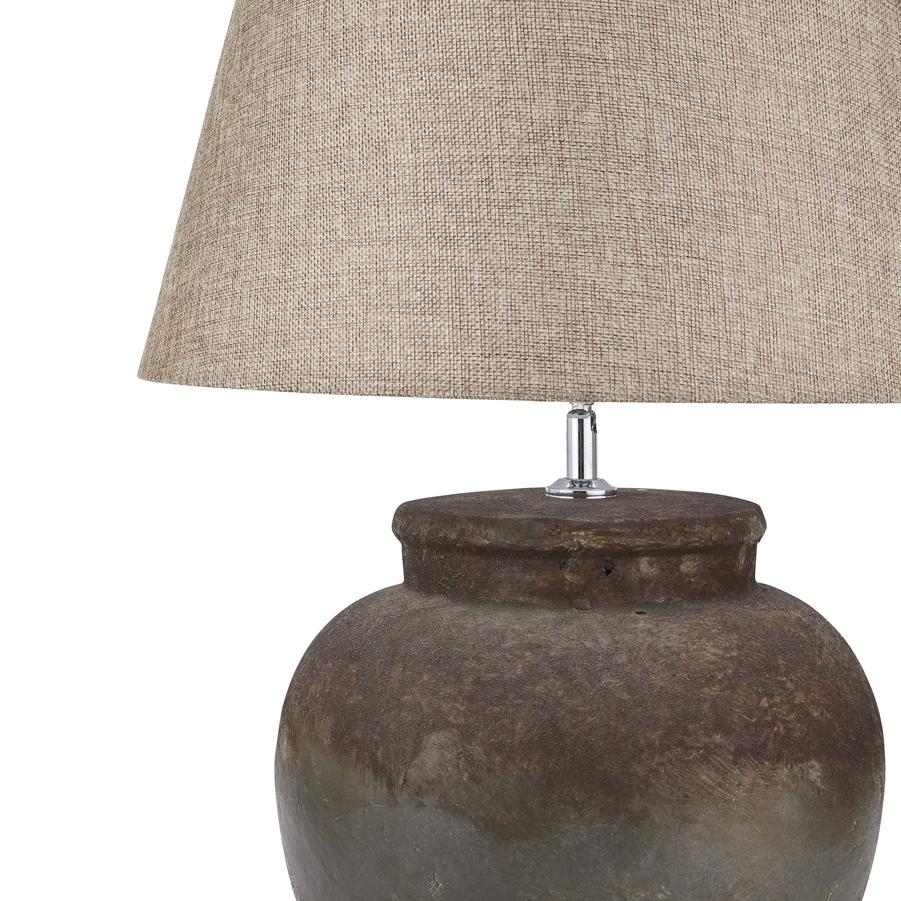 Elegant Castello Aged Stone Ceramic Table Lamp Decor - Darlington's Décor