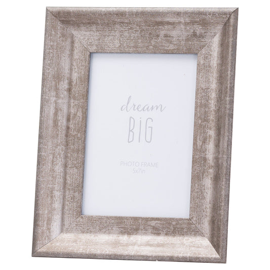 Elegant Convex Matt Silver 5X7 Frame for Any Decor - Darlington's Décor