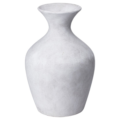 Elegant Darcy Ellipse Stone Vase for Faux Flowers - Darlington's Décor