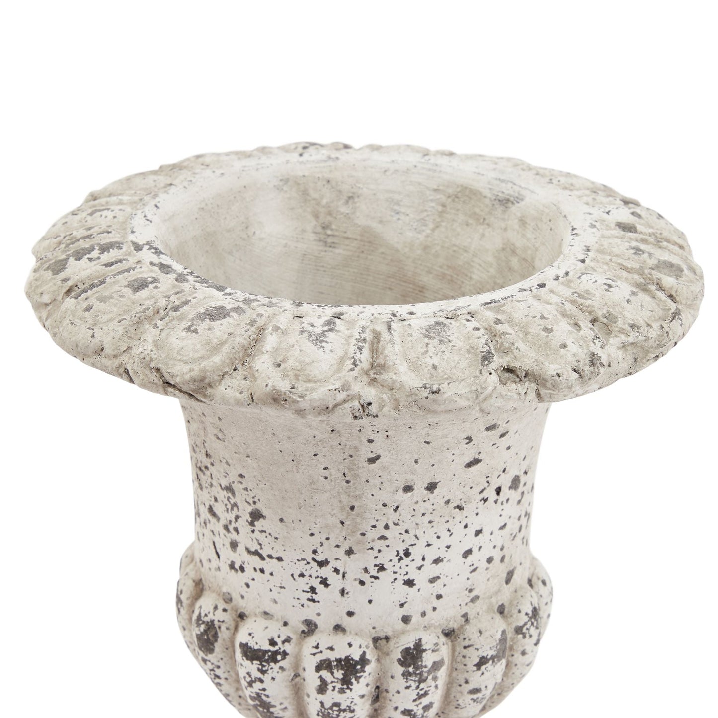 Elegant Fluted Stone Ceramic Urn for Timeless Style - Darlington's Décor