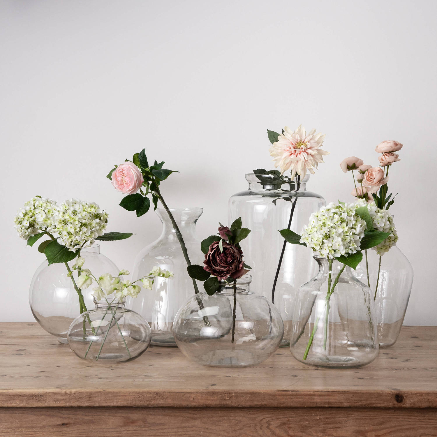Elegant Large Hydria Glass Vase for Stunning Displays - Darlington's Décor