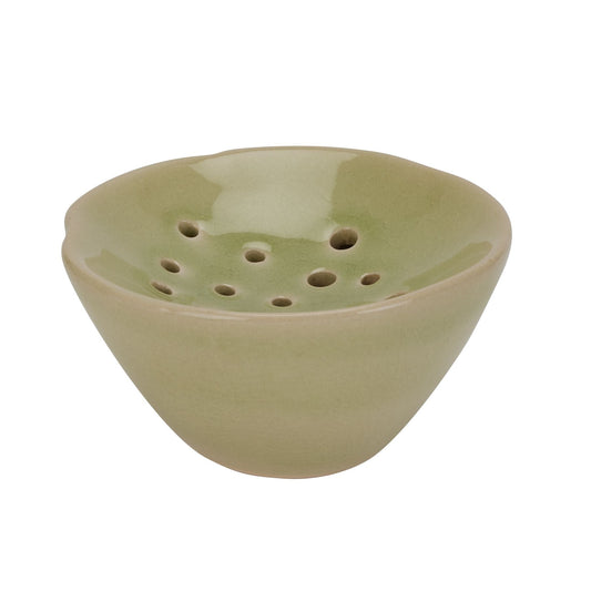 Elegant Light Green Ceramic Flower Frog for Arranging - Darlington's Décor
