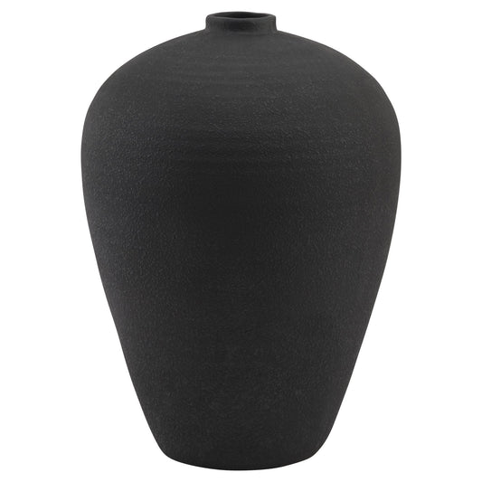 Elegant Matt Black Tall Astral Vase for Modern Decor - Darlington's Décor