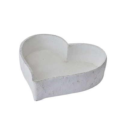 Elegant Set Of Three Large Matt White Ceramic Dishes - Darlington's Décor