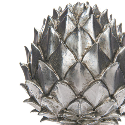 Elegant Silver Pinecone Finial for Enchanting Decor - Darlington's Décor