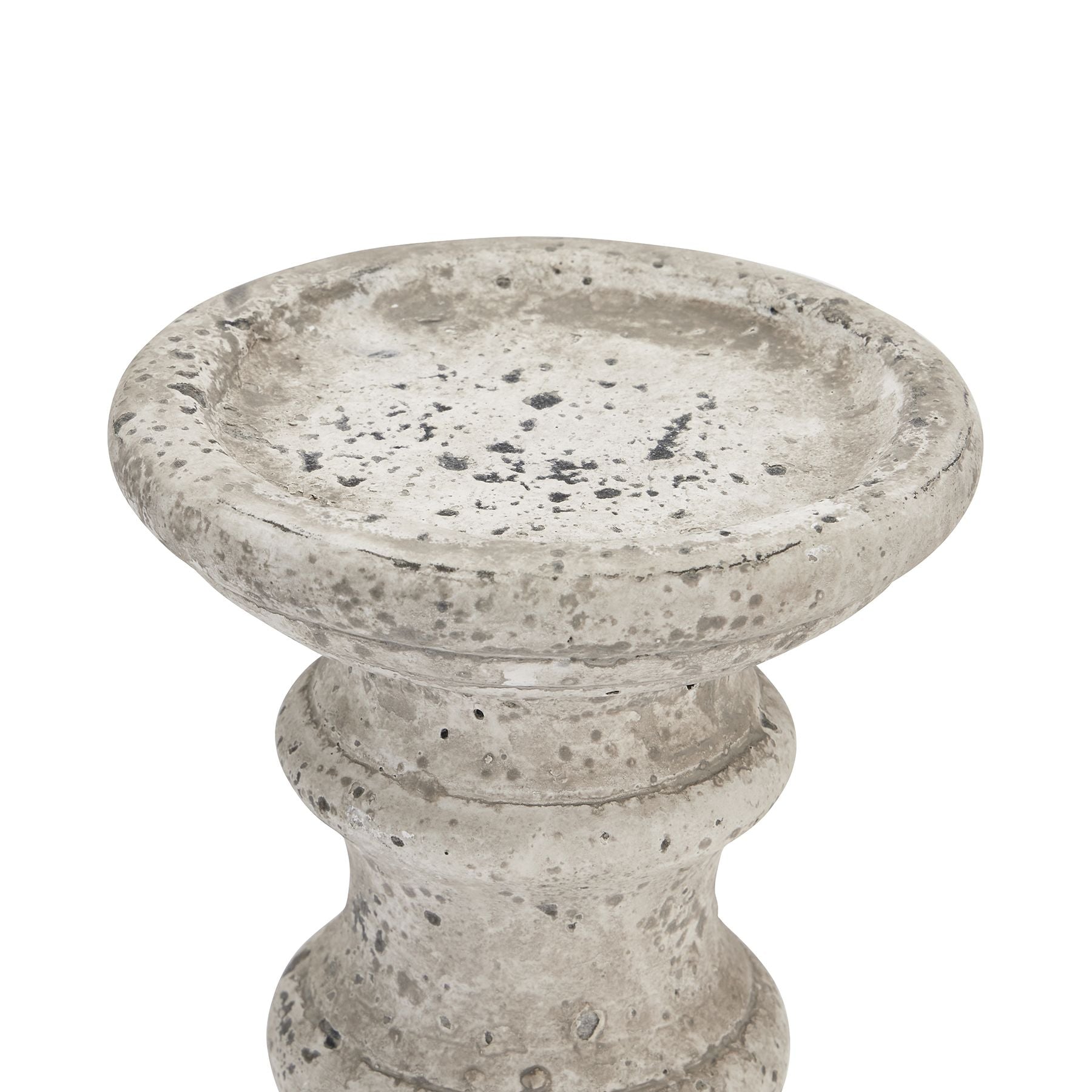 Elegant Stone Ceramic Column Candle Holder for Décor - Darlington's Décor