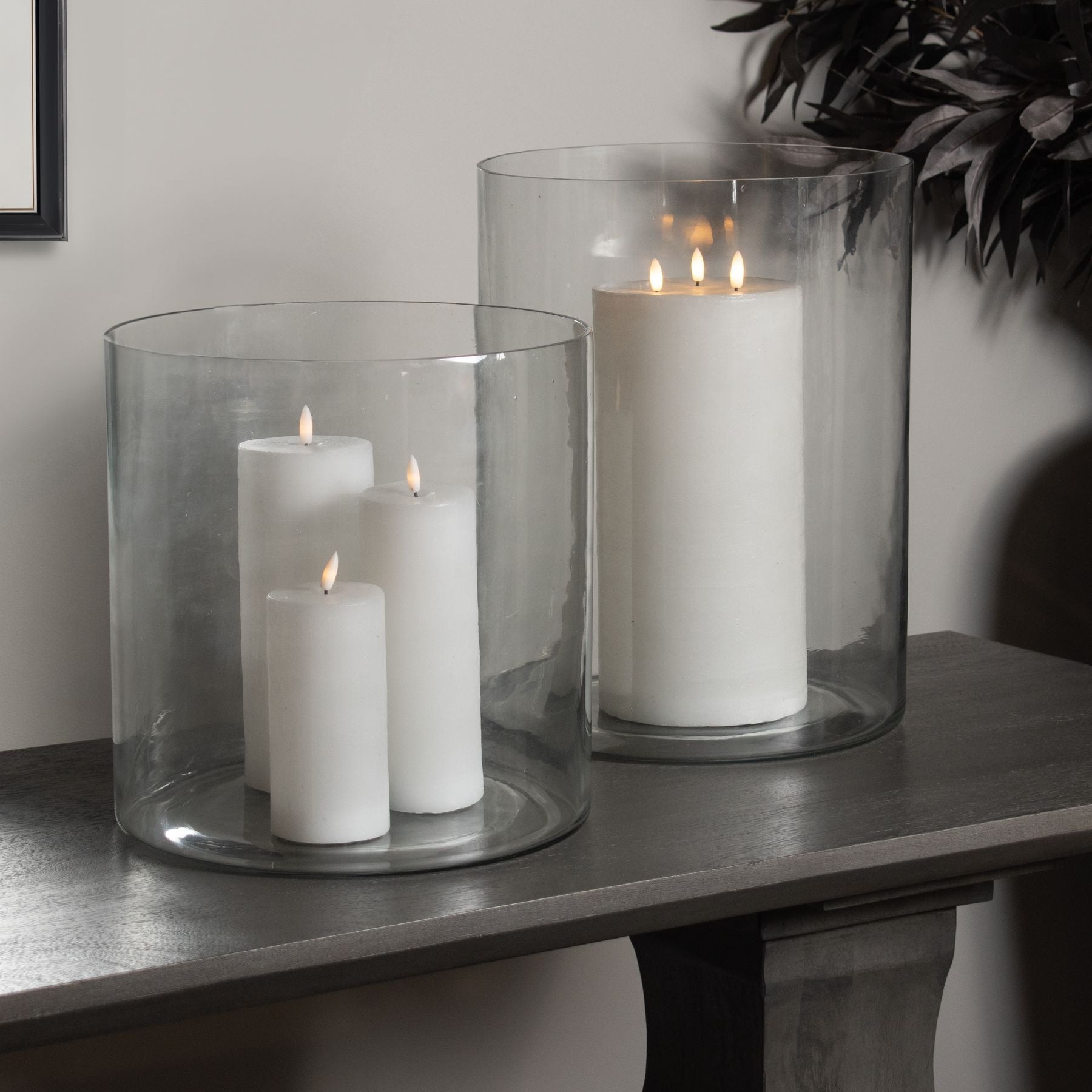 Elegant Tasman Glass Cylinder Vase Large for Modern Decor - Darlington's Décor