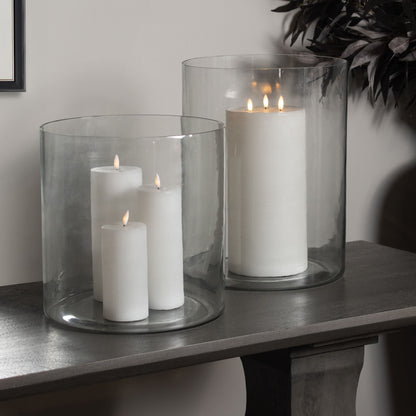 Elegant Tasman Glass Cylinder Vase Large for Modern Decor - Darlington's Décor