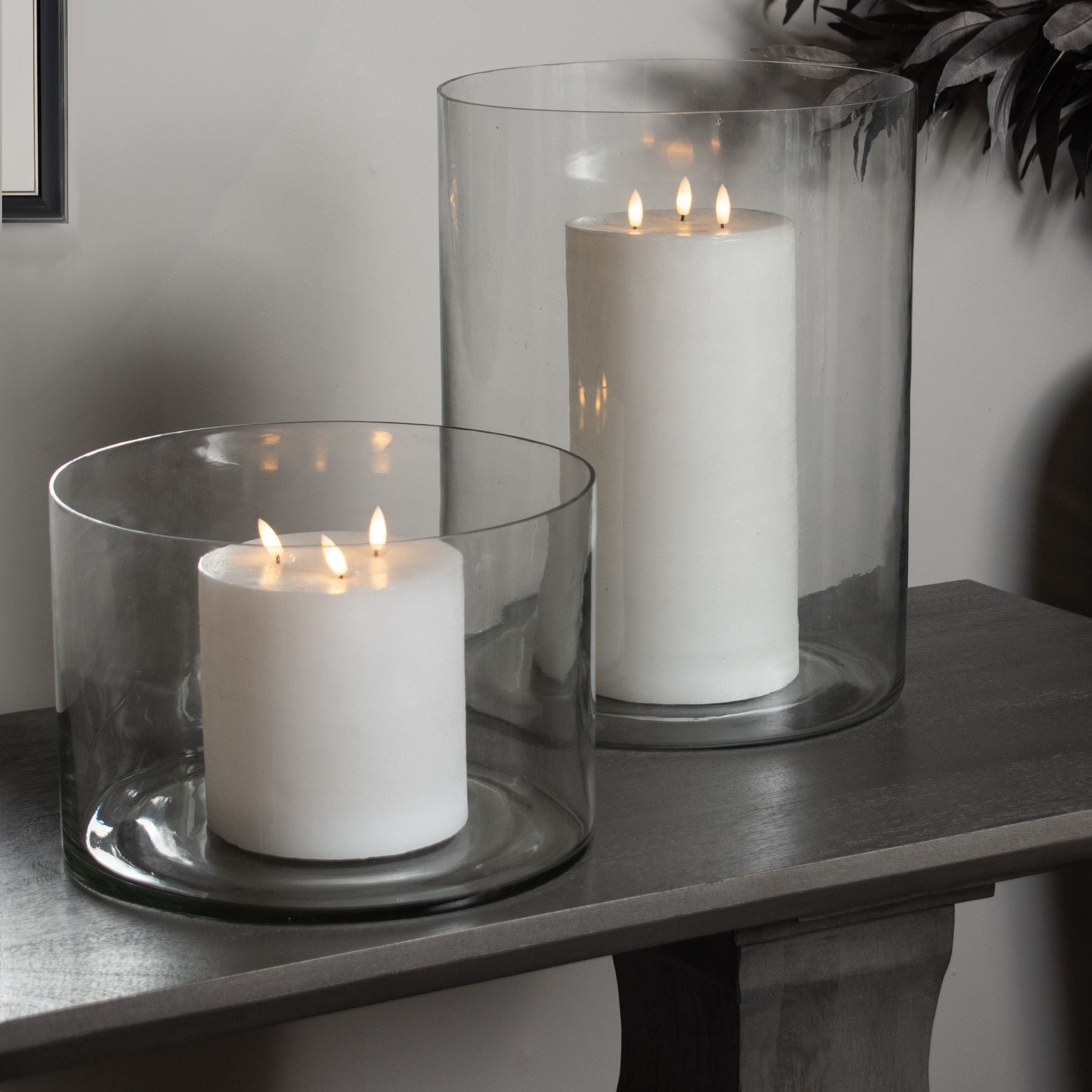 Elegant Tasman Glass Cylinder Vase Large for Modern Decor - Darlington's Décor