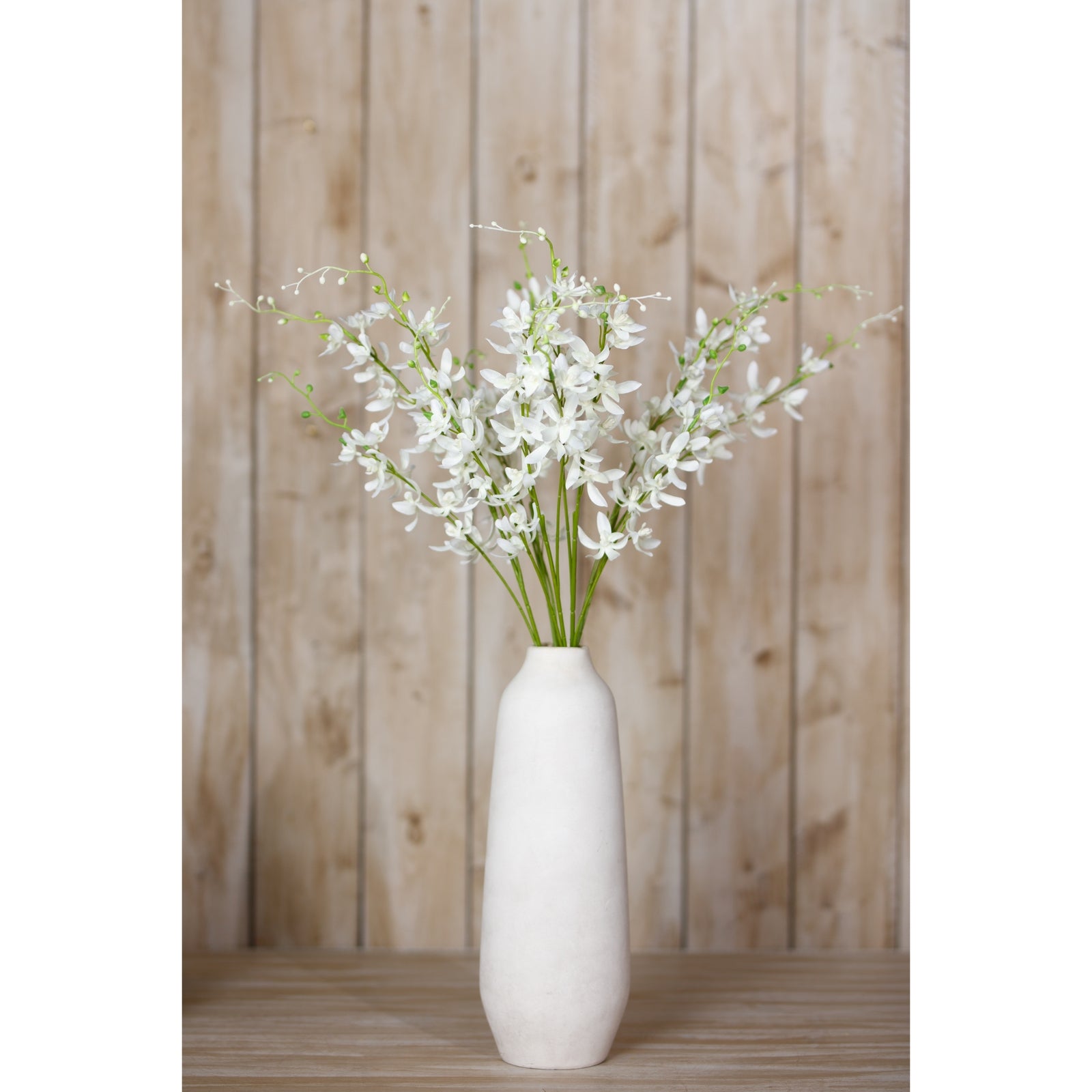 Elegant White Cymbidium Spray for Timeless Decor - Darlington's Décor