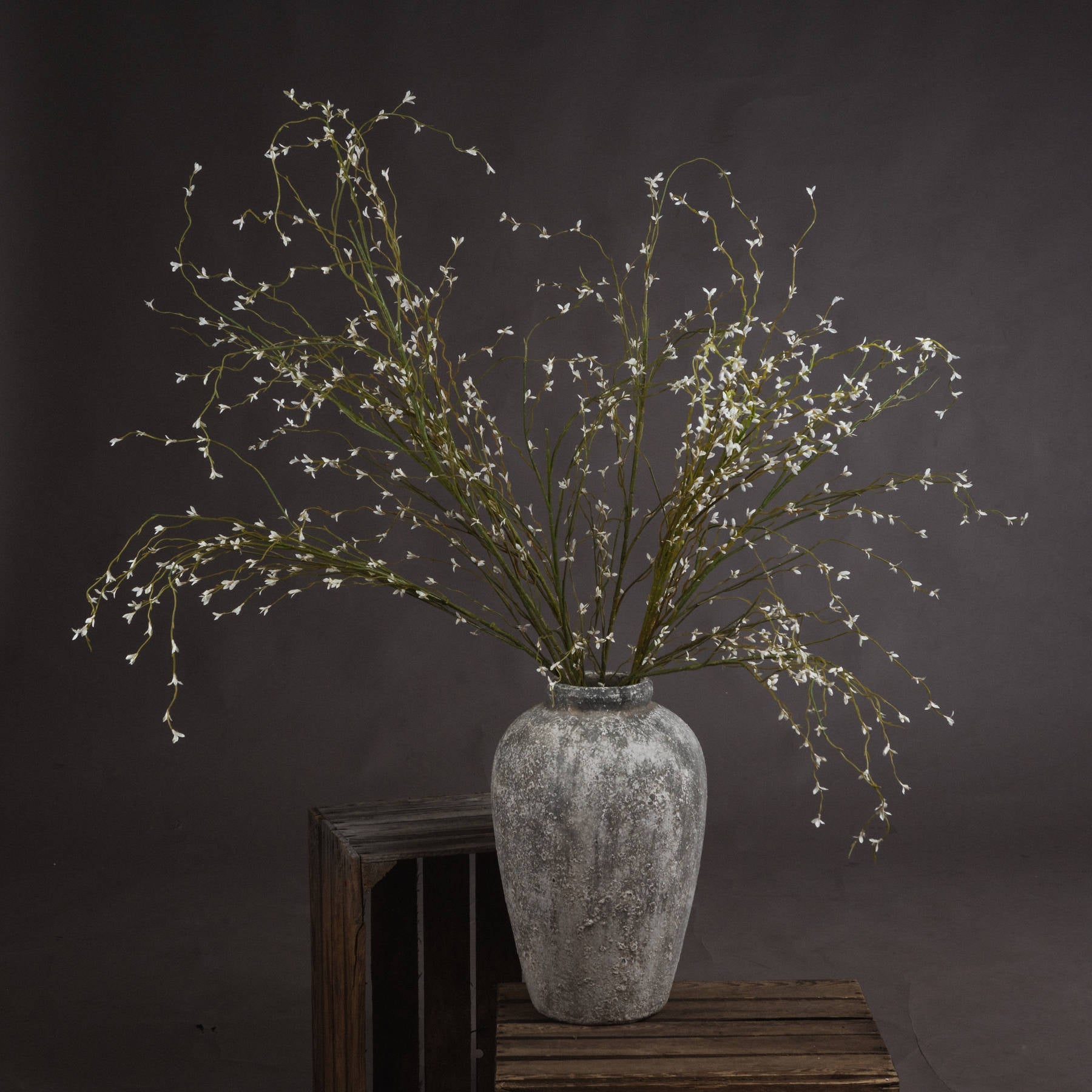 Elegant White Willow Spray for Stunning Floral Arrangements - Darlington's Décor