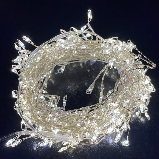 Enchanting 7.2m/23ft 6in Plug In LED Warm White Cluster Micro Lights - Darlington's Décor