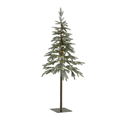 Enchanting Medium Snowy Woodland Pre - Lit 200 Led Christmas Tree - Darlington's Décor