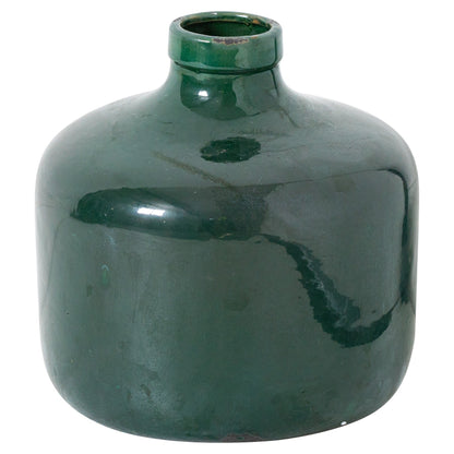 Garda Emerald Glazed Chive Vase for Elegant Decor - Darlington's Décor