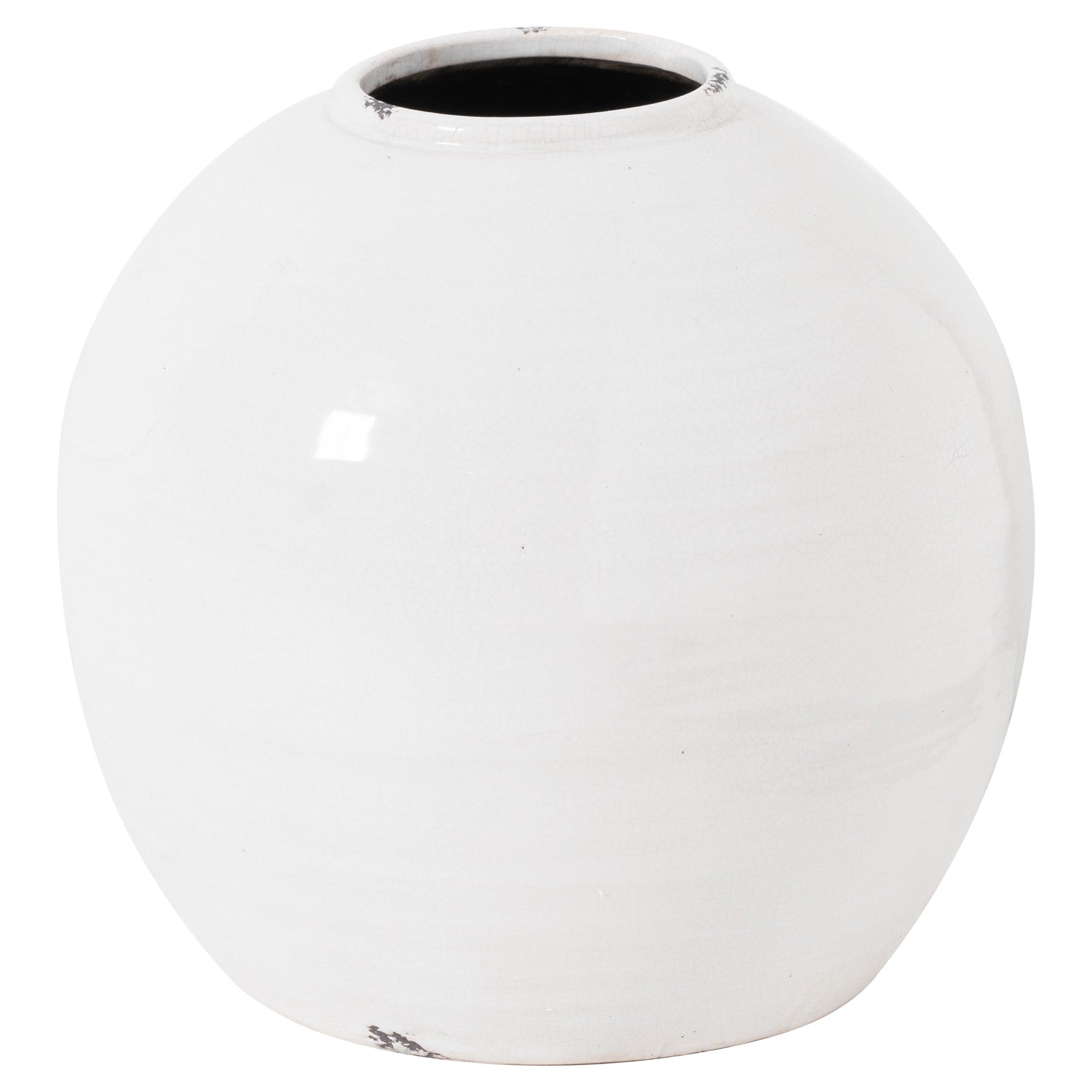 Garda Glazed Tiber Vase with Rustic Charm and Elegance - Darlington's Décor