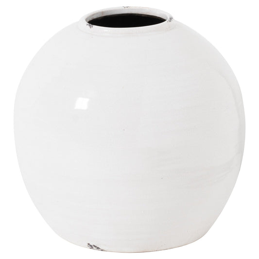 Garda Glazed Tiber Vase with Rustic Charm and Elegance - Darlington's Décor