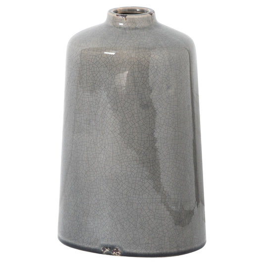 Garda Grey Glazed Liv Vase for Stylish Displays - Darlington's Décor
