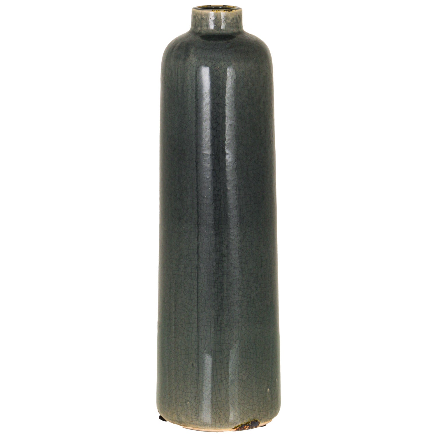 Garda Grey Glazed Raine Vase for Timeless Elegance - Darlington's Décor