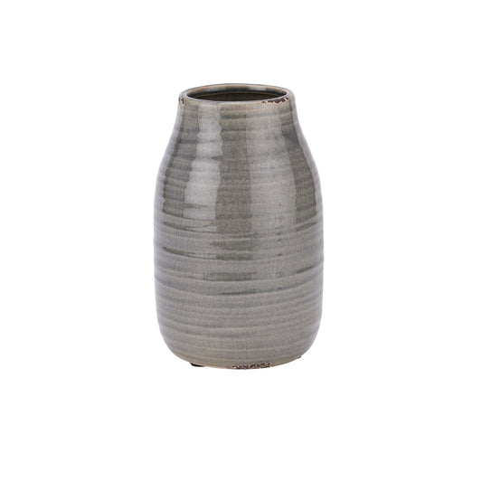 Garda Grey Stefanie Vase: Artisanal Elegance Unleashed - Darlington's Décor
