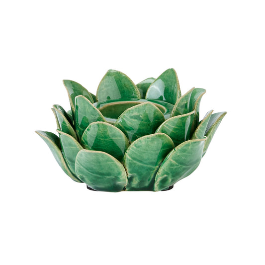 Globe Green Artichoke Tea Light Holder for Elegant Décor - Darlington's Décor