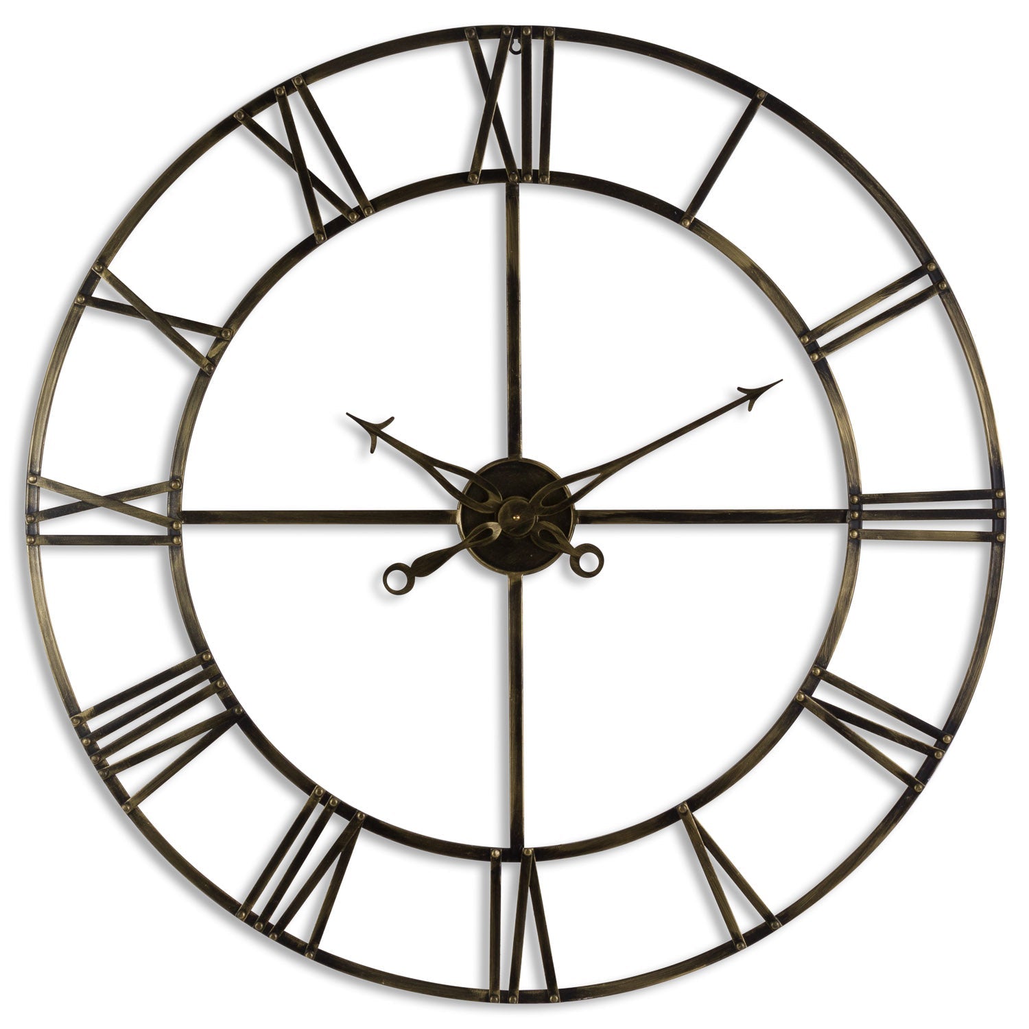 Large Antique Brass Large Skeleton Clock for Stunning Decor - Darlington's Décor
