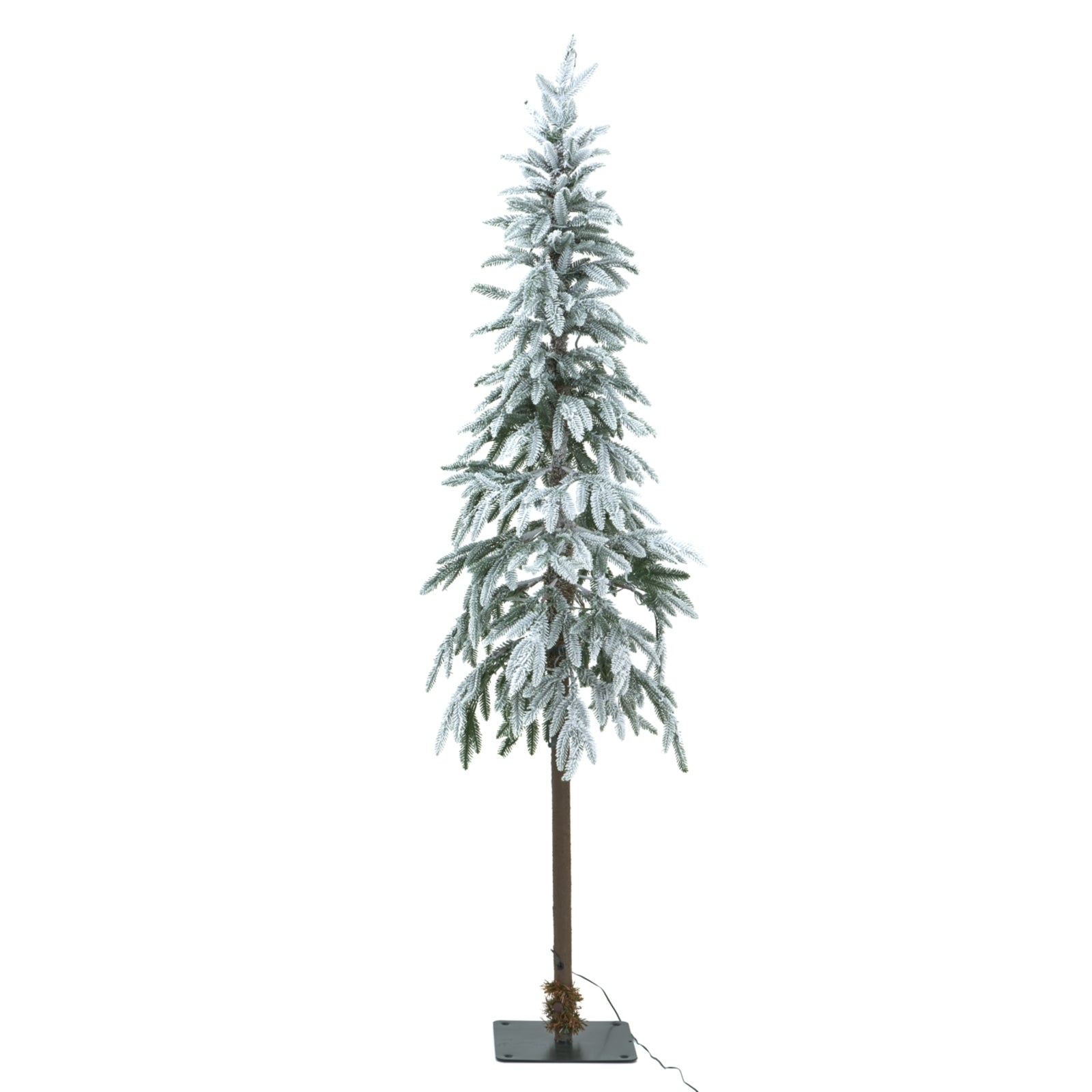 Large Snowy Woodland Pre - Lit 350 Led Christmas Tree Elegance - Darlington's Décor