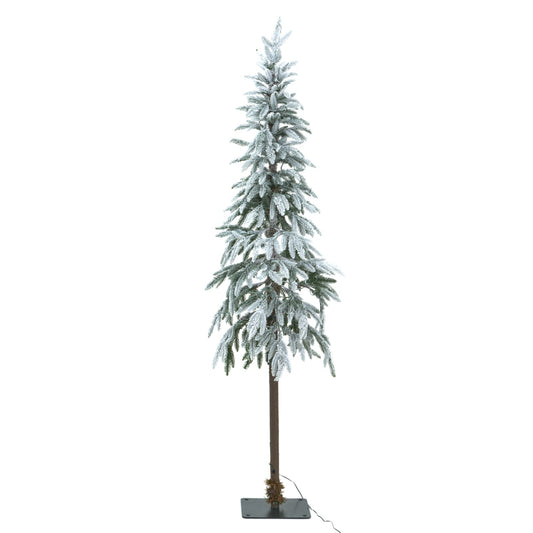Large Snowy Woodland Pre - Lit 350 Led Christmas Tree Elegance - Darlington's Décor