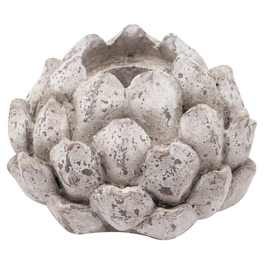 Large Stone Effect Acorn Tea Light Holder Elegance - Darlington's Décor