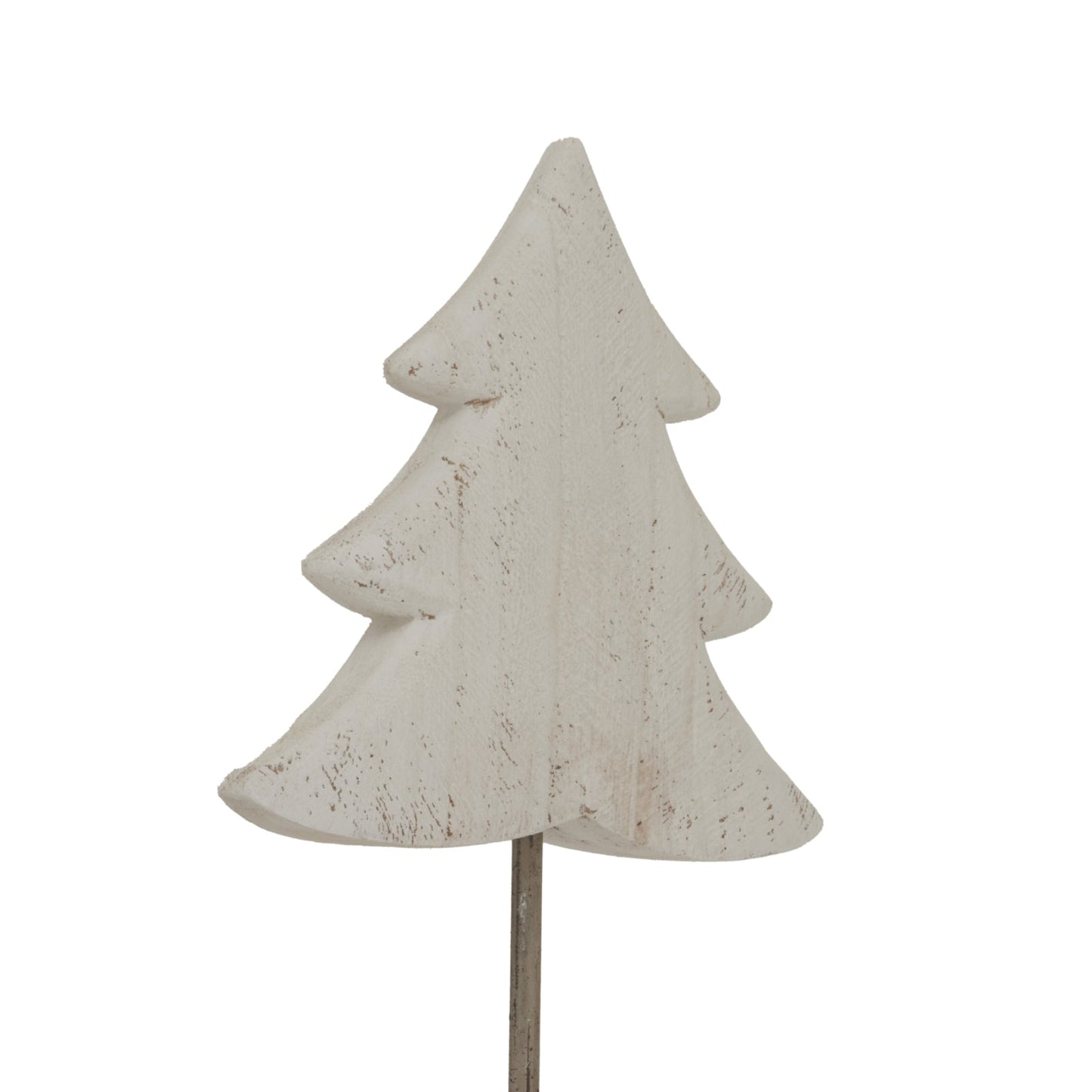 Large Whitewashed Rustic Tree On Stand for Homes - Darlington's Décor