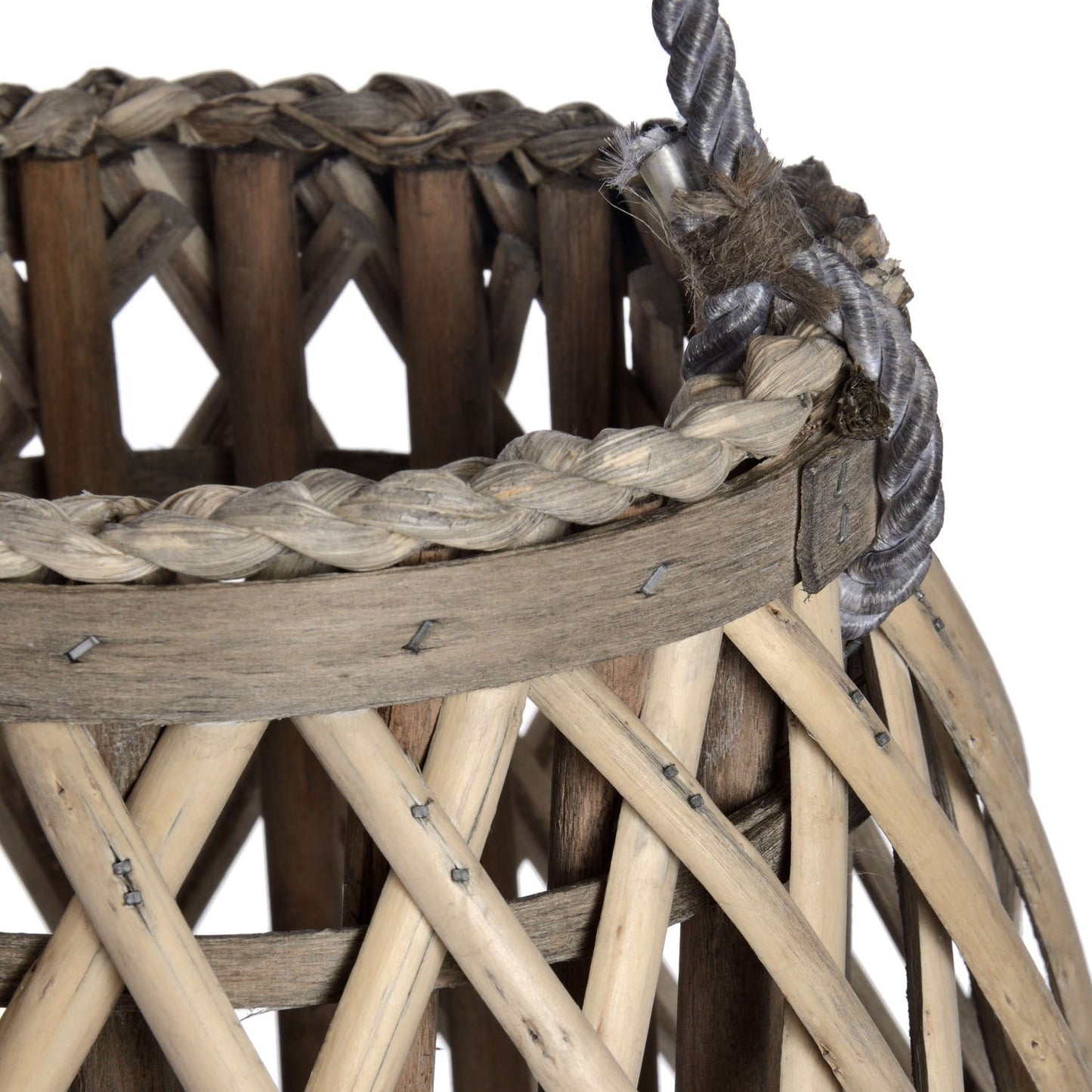 Large Wicker Bulbous Lantern for Enchanting Ambiance - Darlington's Décor