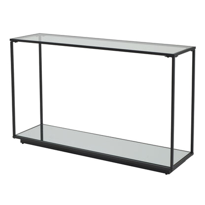 Elegant Lennox Black Framed Console with Sturdy Design Appeal - Darlington's Décor