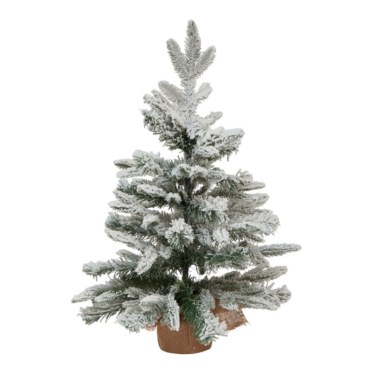 Lifelike Medium Snowy Spruce Tree for Festive Decor - Darlington's Décor
