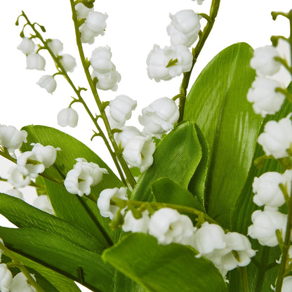 Lily Of The Valley Bunch - Elegant Faux Floral Arrangement - Darlington's Décor