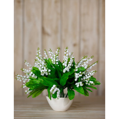 Lily Of The Valley Bunch - Elegant Faux Floral Arrangement - Darlington's Décor