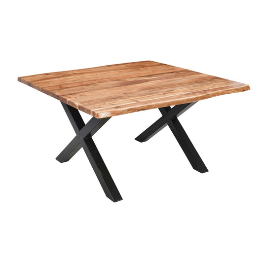Stunning Live Edge Collection Large Square Dining Table - Elevate Gatherings - Darlington's Décor