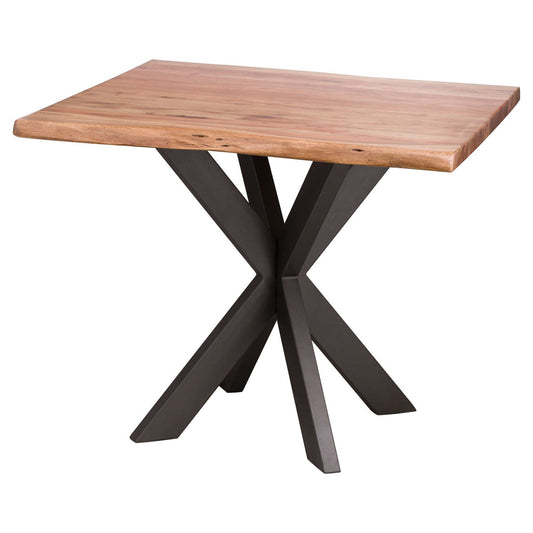 Stunning Live Edge Collection Square Dining Table - Unique Design - Darlington's Décor