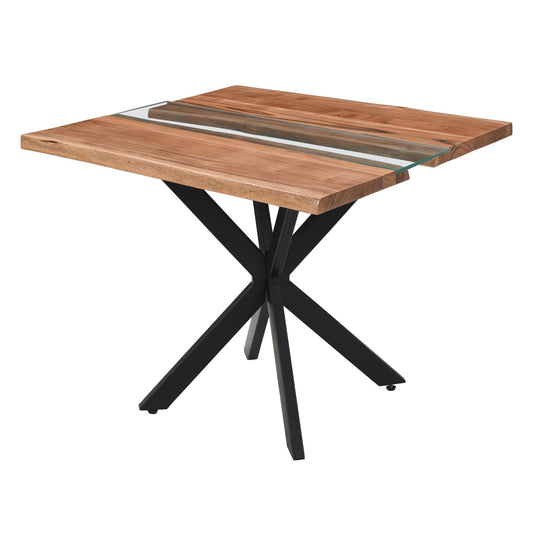 Stunning Live Edge Collection Square River Dining Table - Elevate Your Space - Darlington's Décor