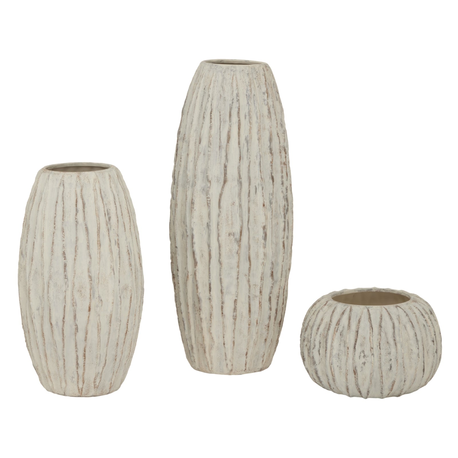 Lorenzo Tall Fin Vase: Modern Sculptural Elegance - Darlington's Décor
