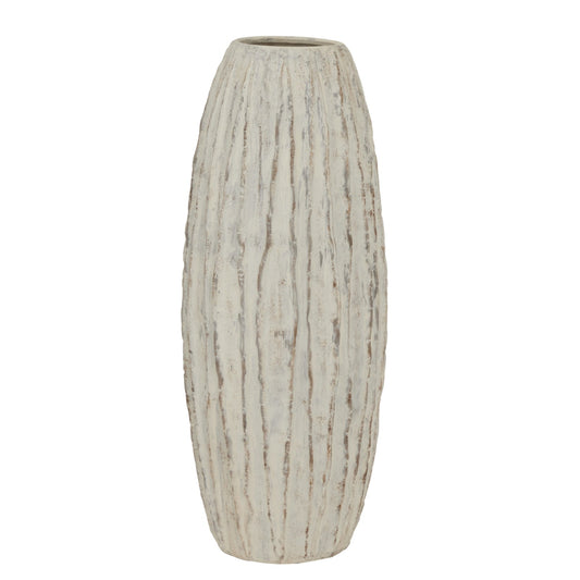 Lorenzo Tall Fin Vase: Modern Sculptural Elegance - Darlington's Décor