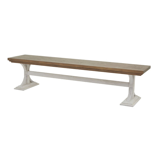 Charming Luna Collection Dining Bench with Unique Finish - Darlington's Décor